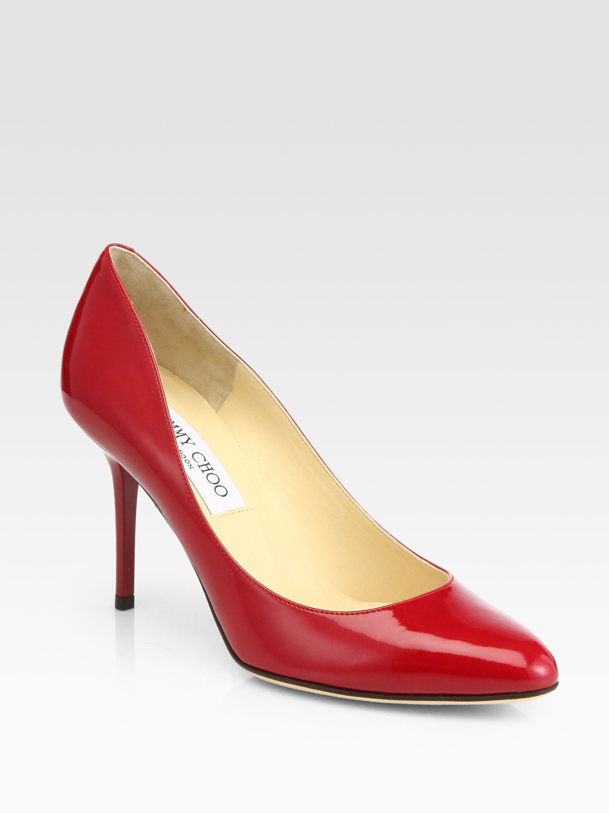 red patent jimmy choo