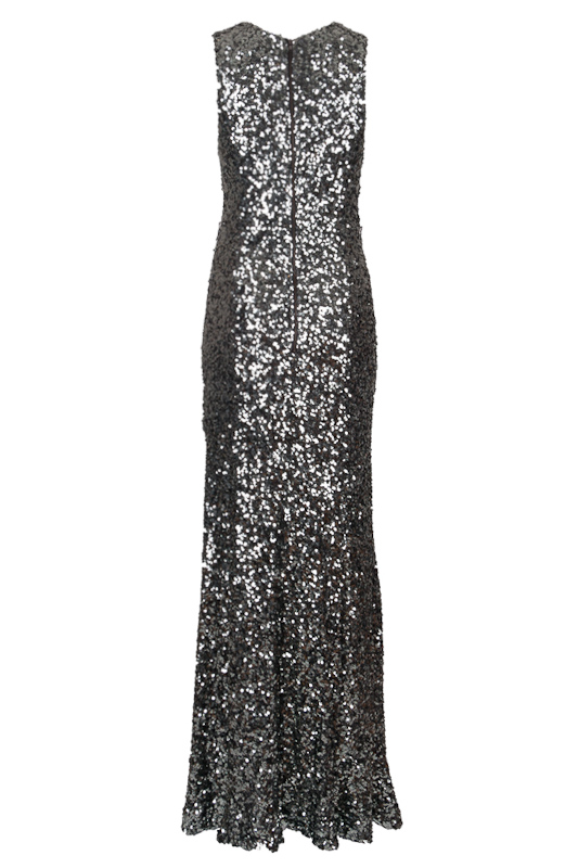 Lyst - French Connection Ozlem Sequin Column Dress in Metallic
