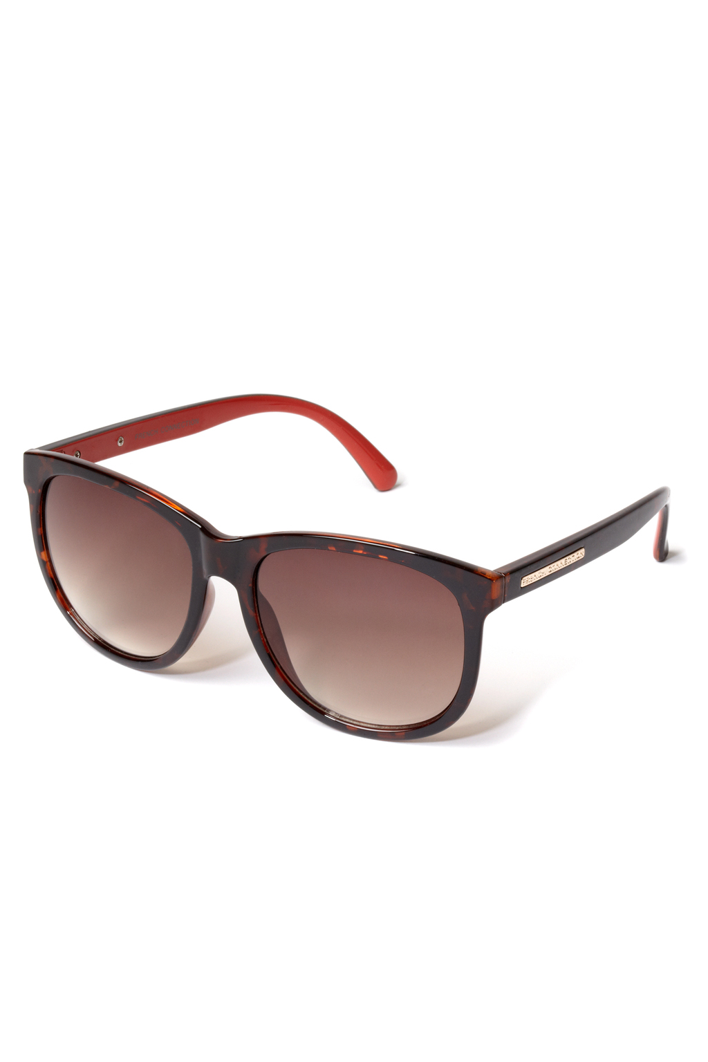 Lyst French Connection Deep Round Frame Sunglasses In Pink 9200