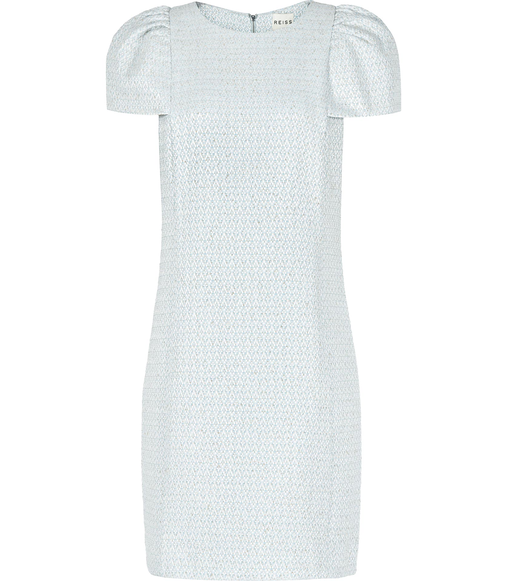 Lyst - Reiss Amis Max Puff Sleeve Shift Dress in Blue