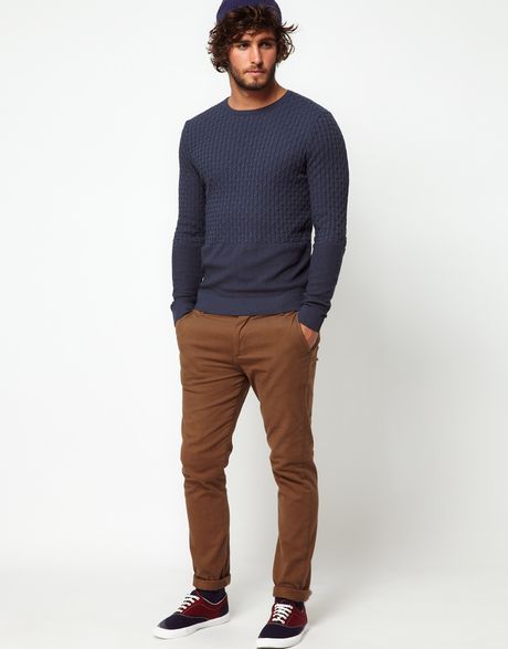Cable knit jumper, Knit jumper, Brown shoes outfit