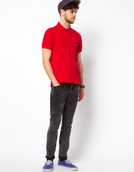 Bench Polo Shirt in Red for Men | Lyst