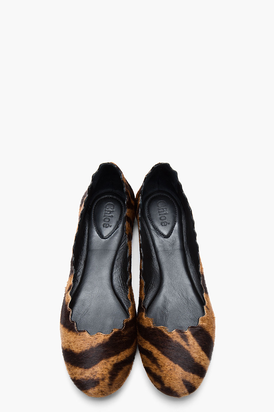tiger print flats