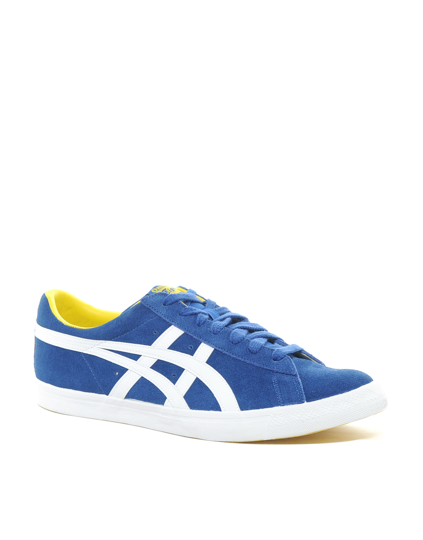 Lyst - Onitsuka Tiger Fabre Suede Trainers in Blue for Men
