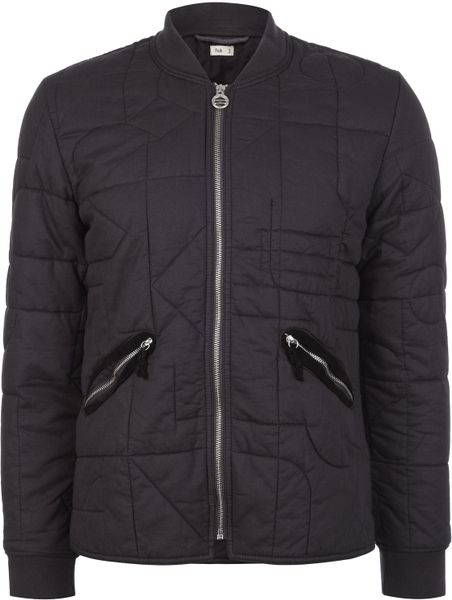 Folk Charcoal Cave Quilted Jacket in Black for Men (charcoal) | Lyst