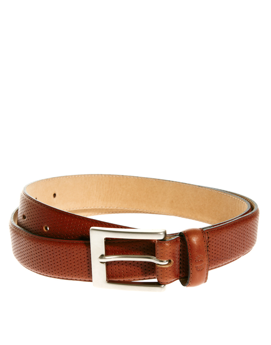 Fred perry Leather Belt in Brown for Men | Lyst