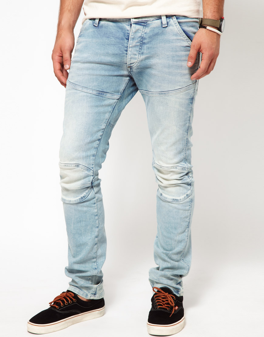 Lyst - G-Star Raw G Star Jeans Elwood 3d Super Slim Lt Aged in Blue for Men