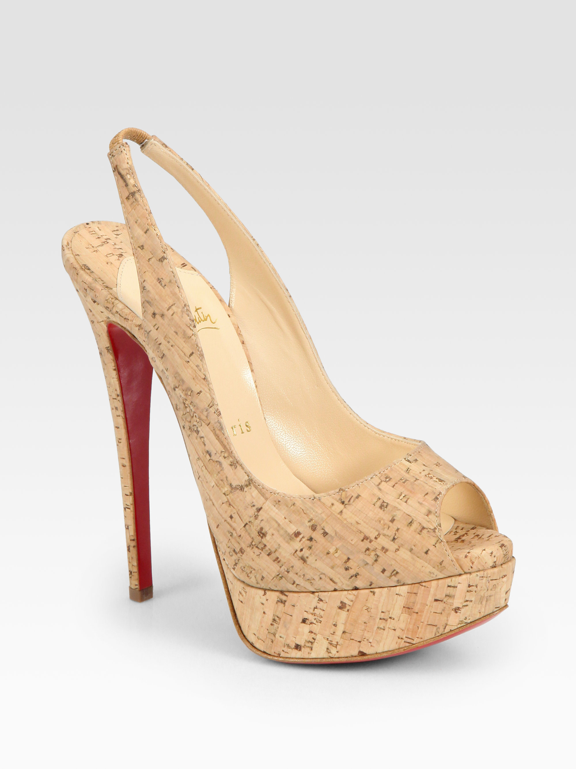 christian louboutin beige slingback christian louboutin beige slingback