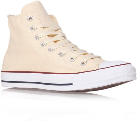 Converse Ctas Hi in Beige (cream) | Lyst