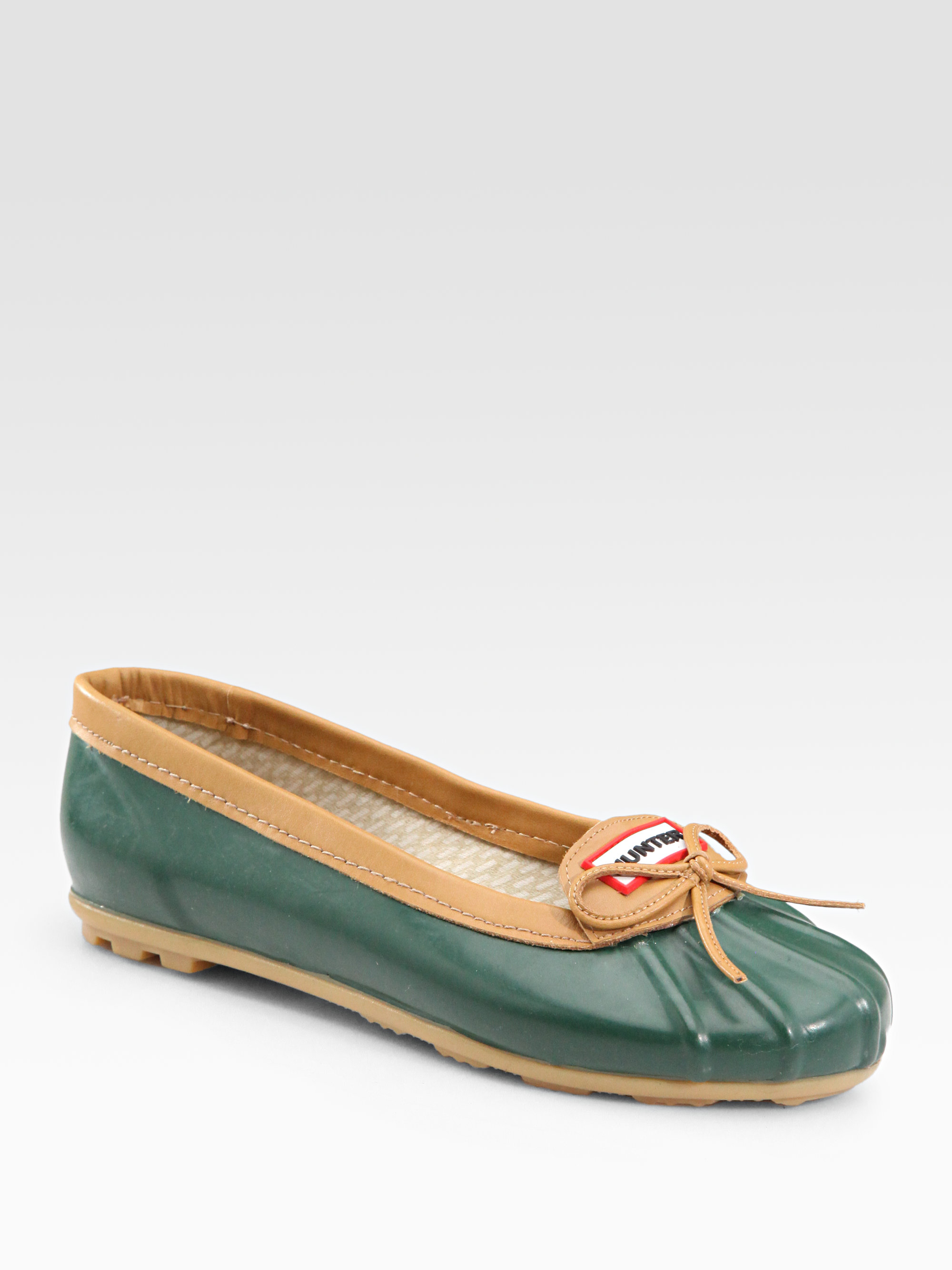 flats with green bottoms