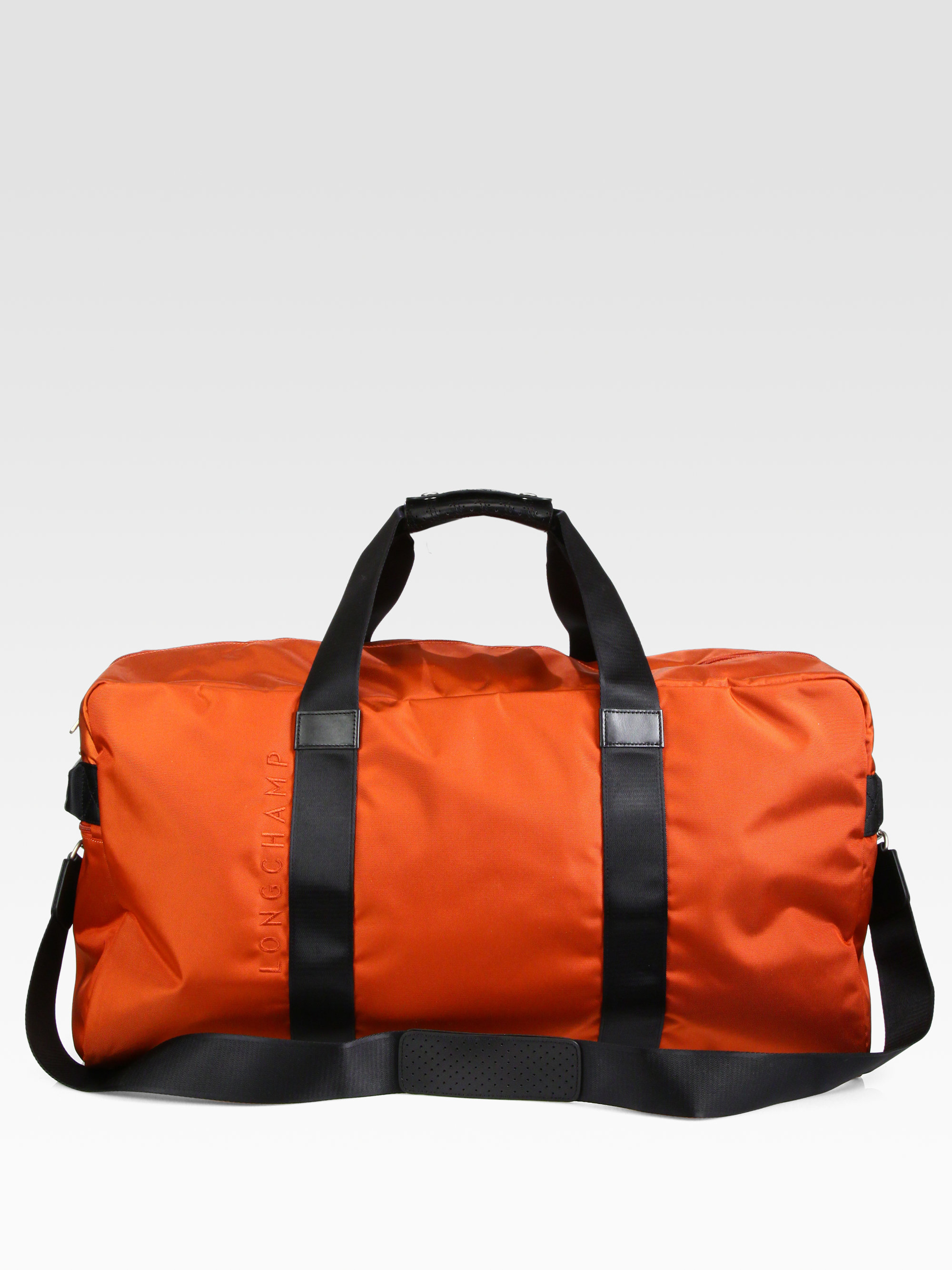 Lyst Longchamp Surf Nylon Duffel In Orange For Men Gallery