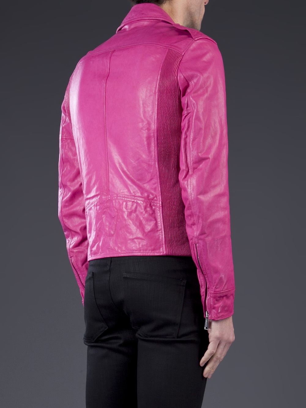 Dsquared² Motorcycle Jacket in Pink for Men | Lyst