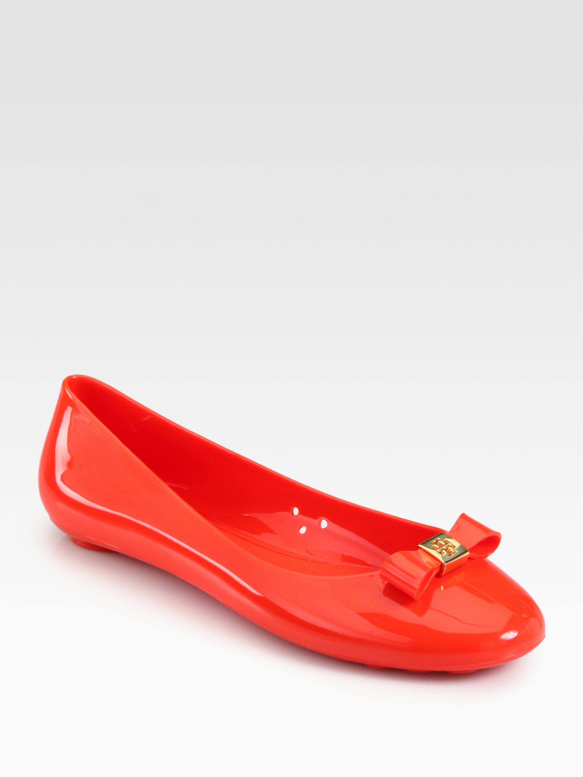 tory burch jelly flats