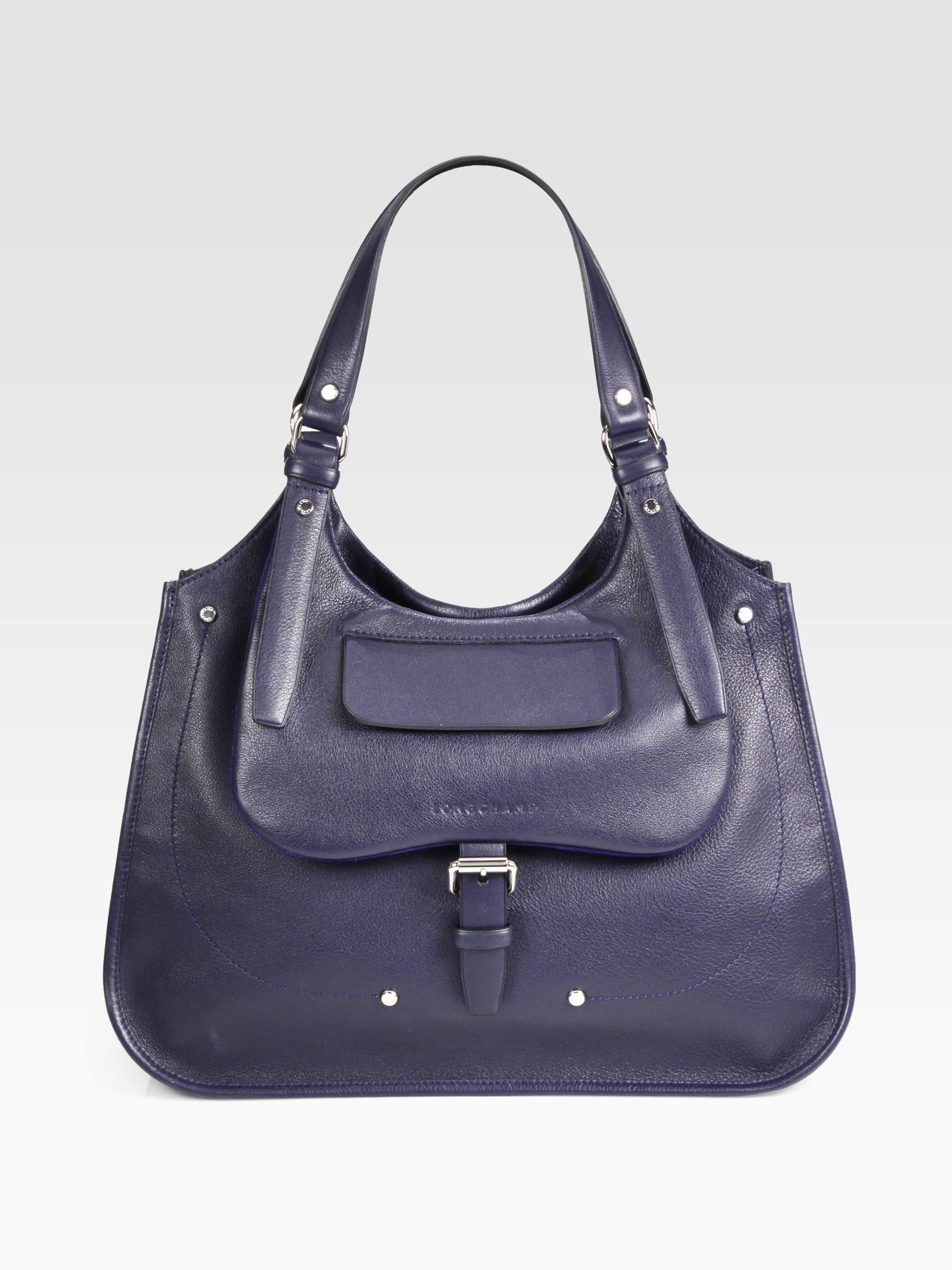 Lyst - Longchamp Balzane Flap Shoulder Bag in Purple