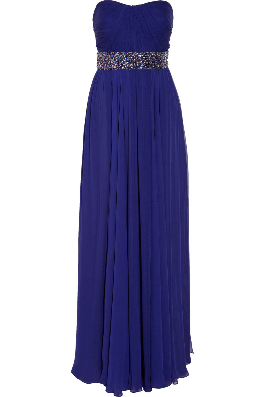marchesa notte printed chiffon gown