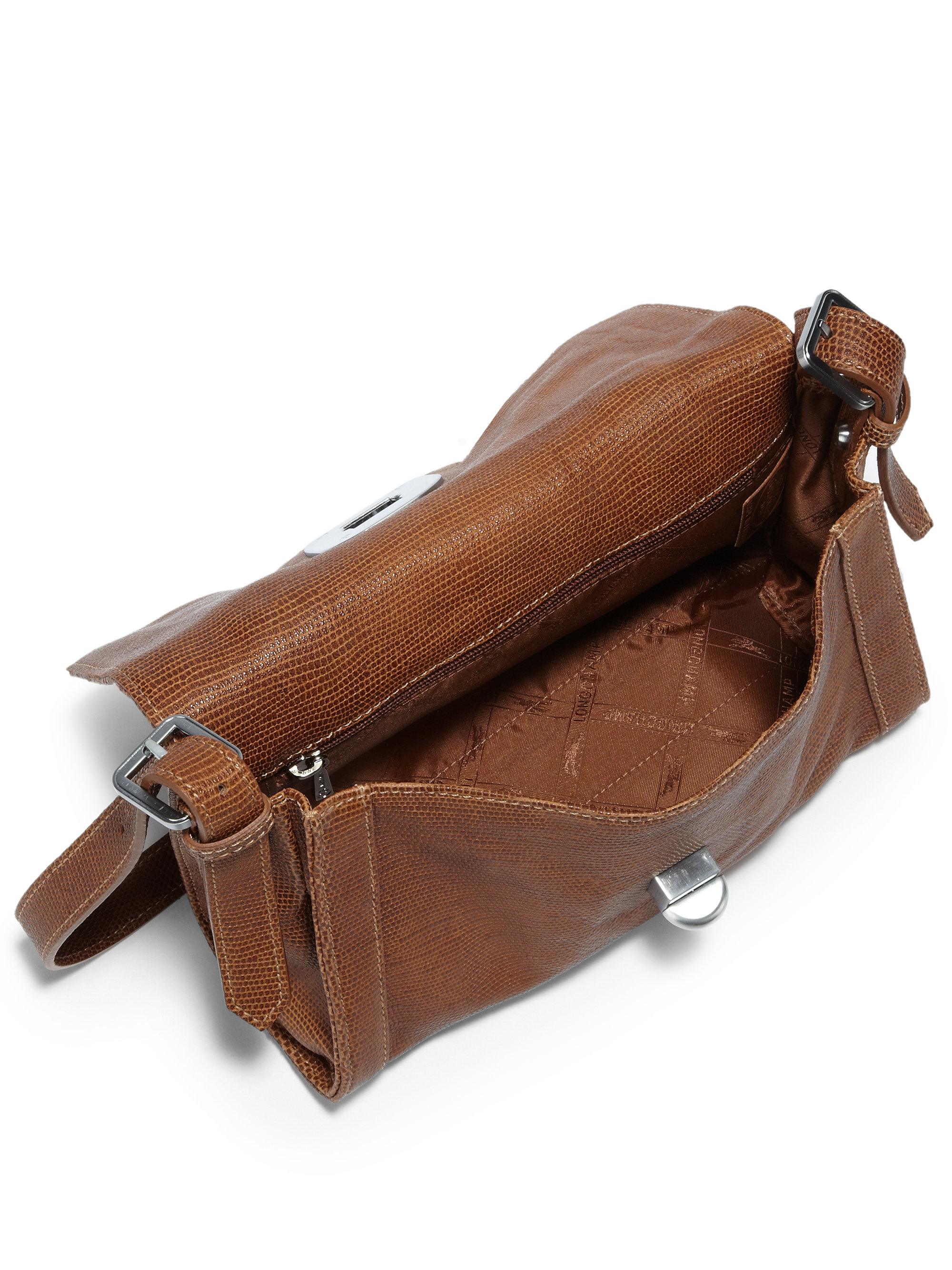 Lyst Longchamp Gatsby Sport Embossed Small Crossbody in Brown