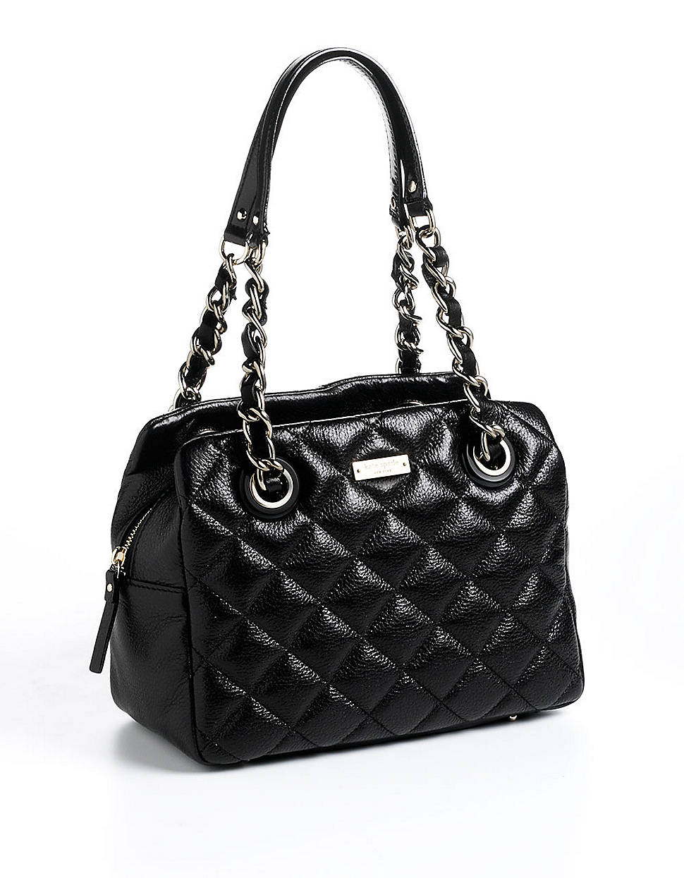 Lyst - Kate Spade New York Elizabeth Leather Quilted Shoulder Bag in Black