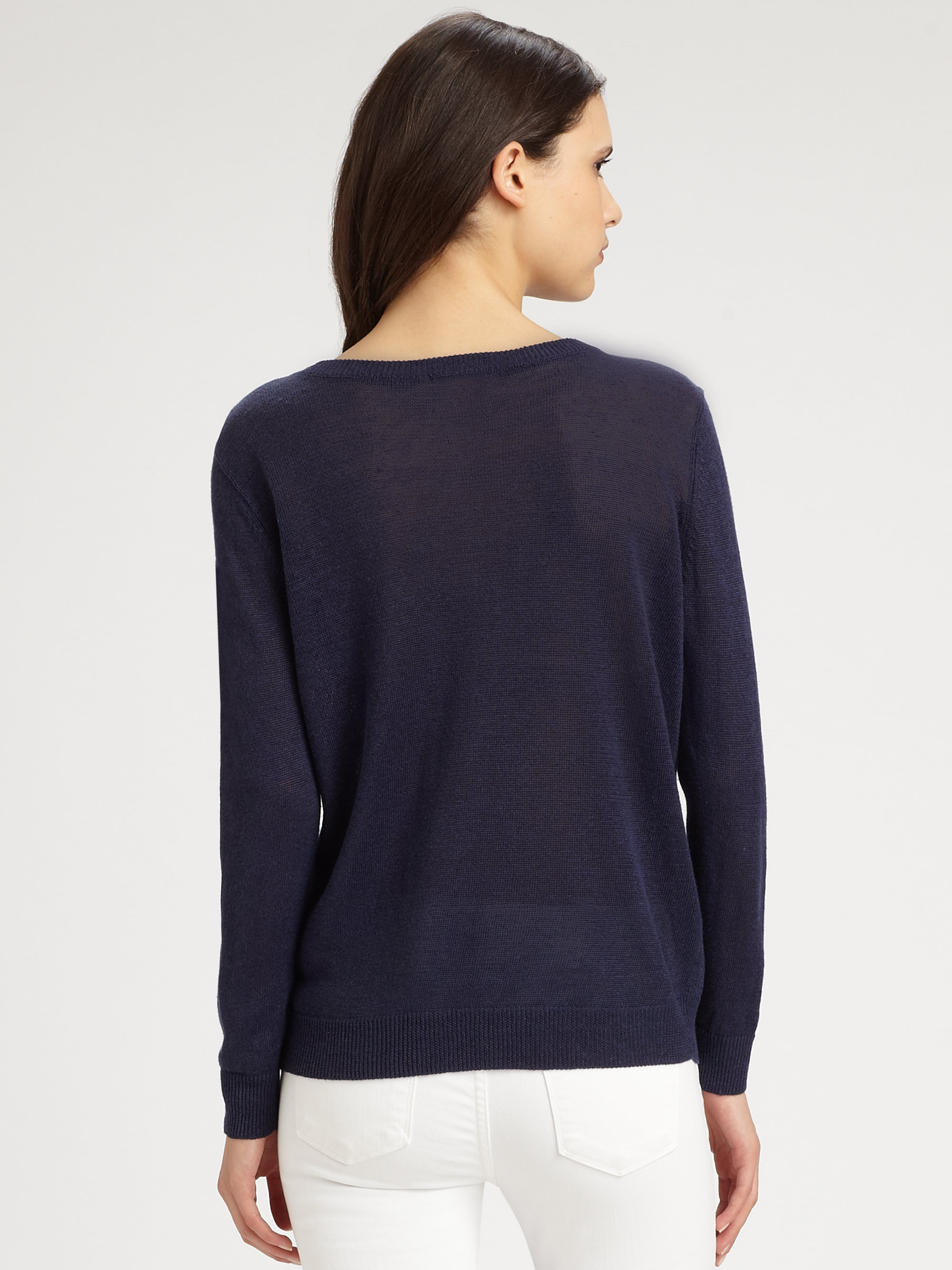 Joie Evaline Sailboat Sweater in Blue | Lyst