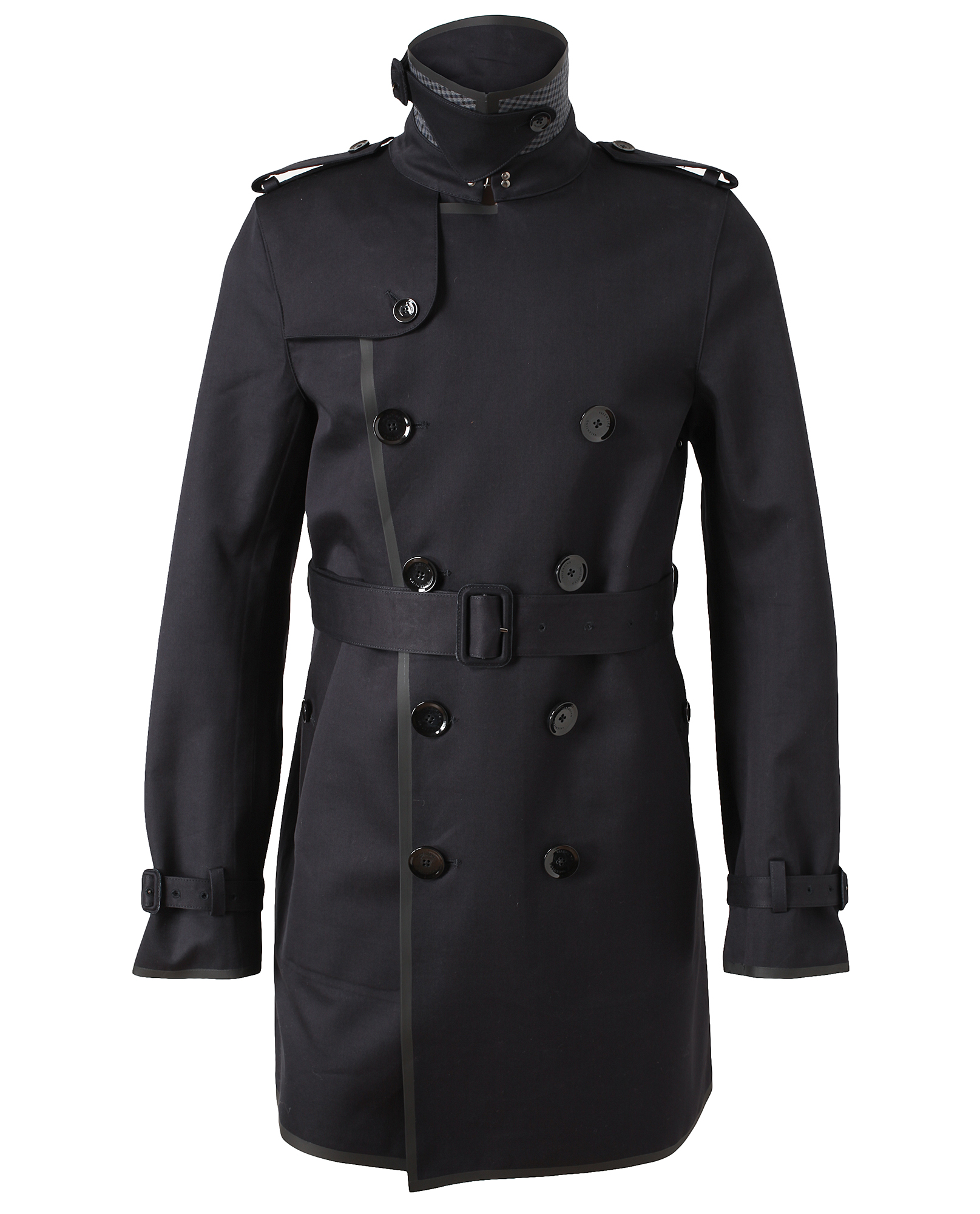 Valentino Cottonwool Trench Coat in Blue for Men (navy) | Lyst