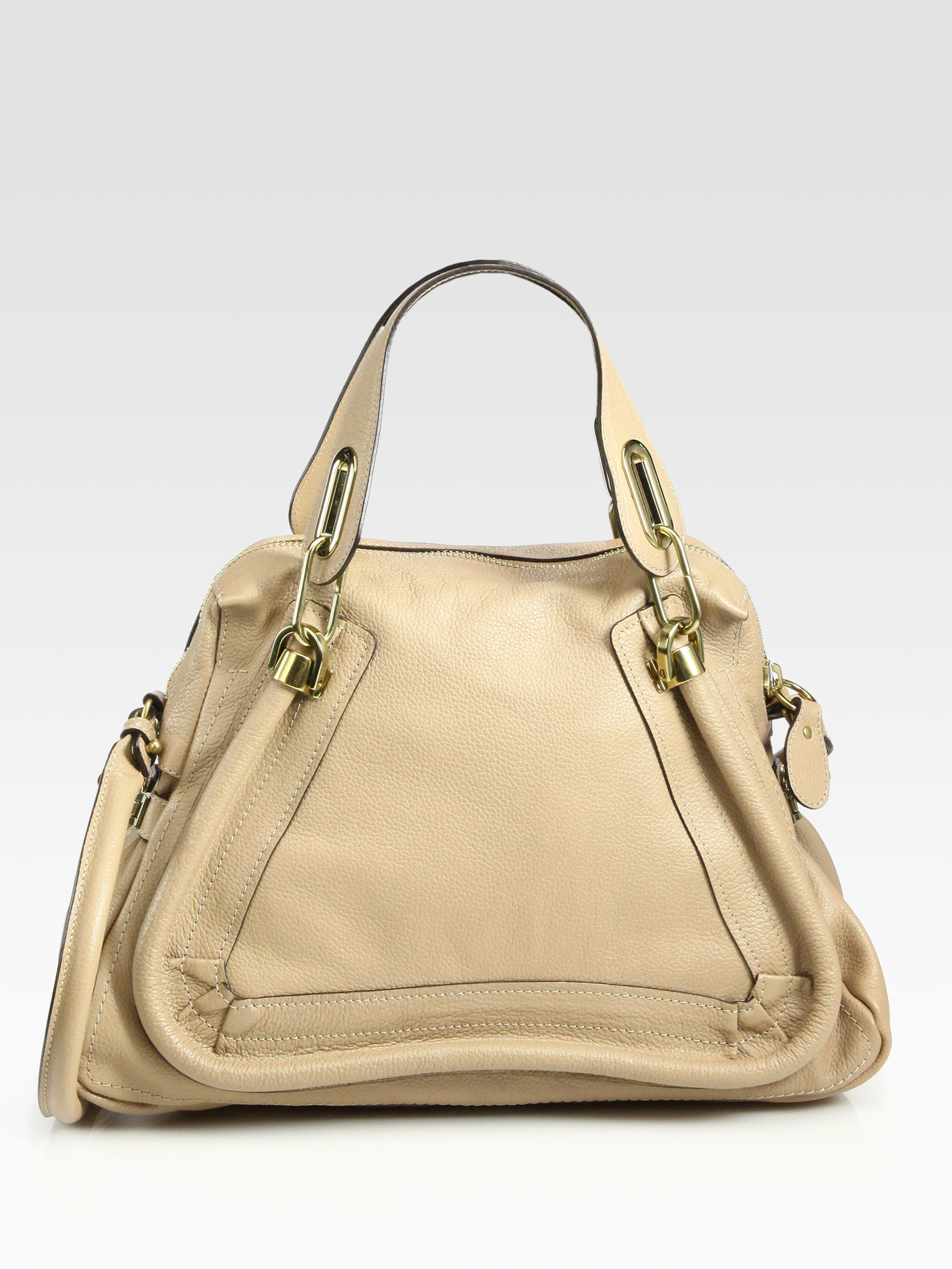 Chlo Paraty Medium Tote in Khaki (dove) | Lyst  