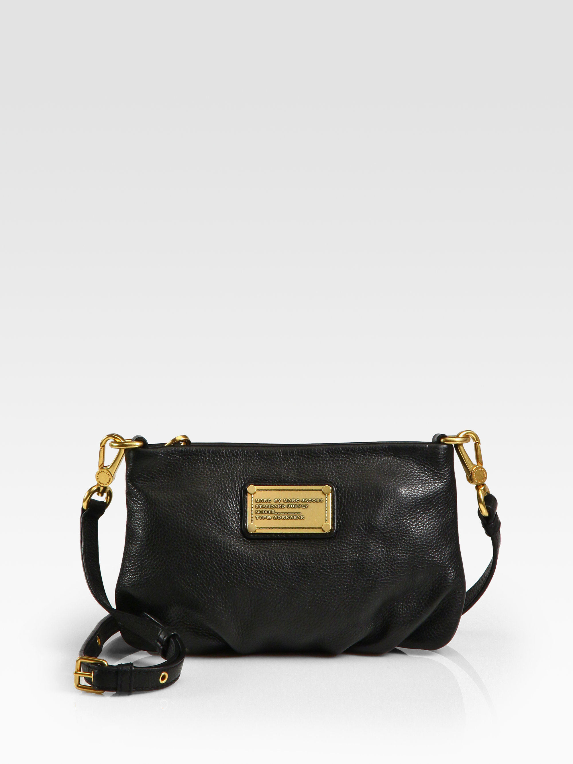 Lyst Marc By Jacobs Classic Q Percy Leather Cross Body Bag In Gallery