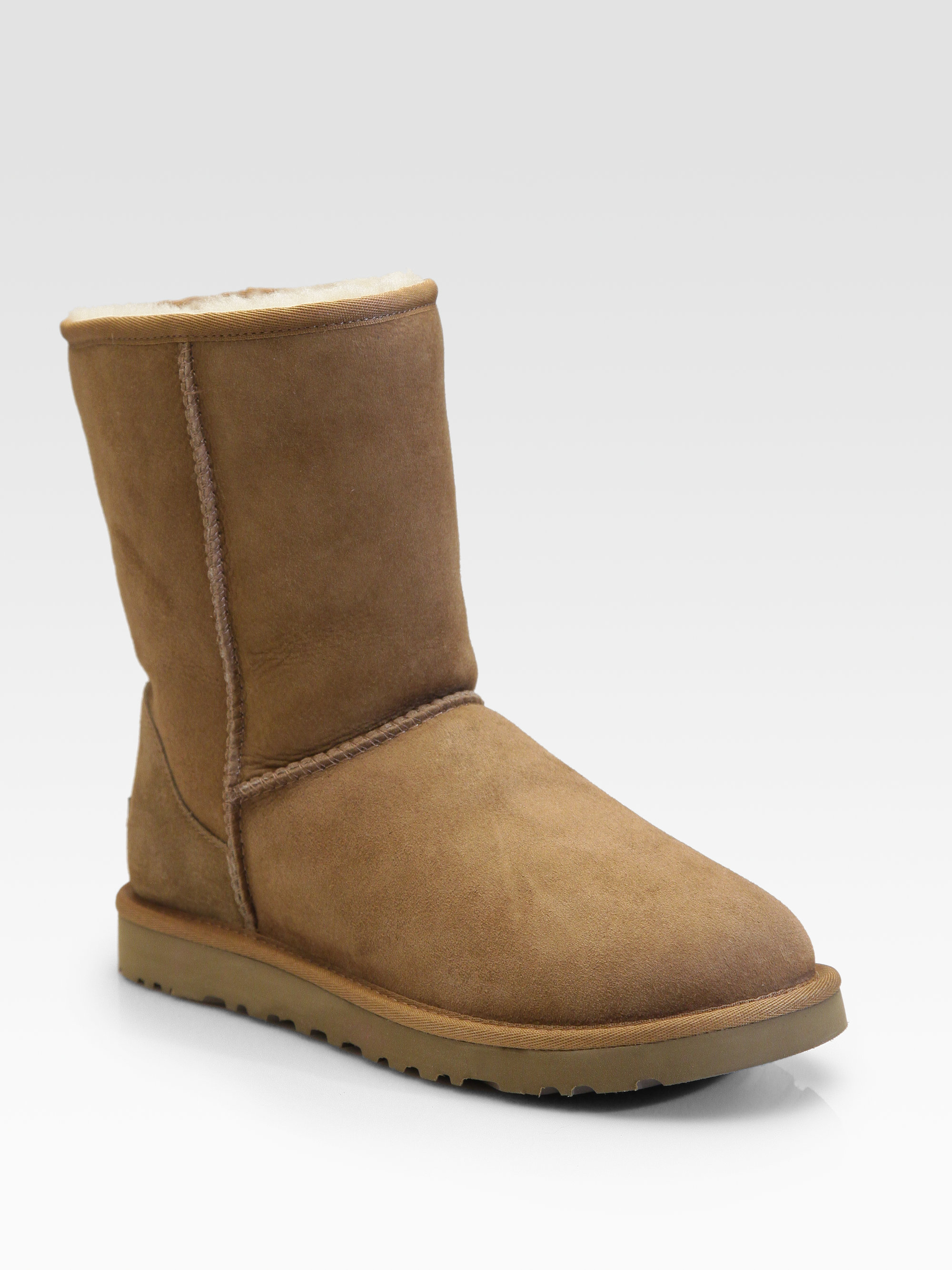 Lyst - Ugg Classic Short Sheepskin Boots in Brown