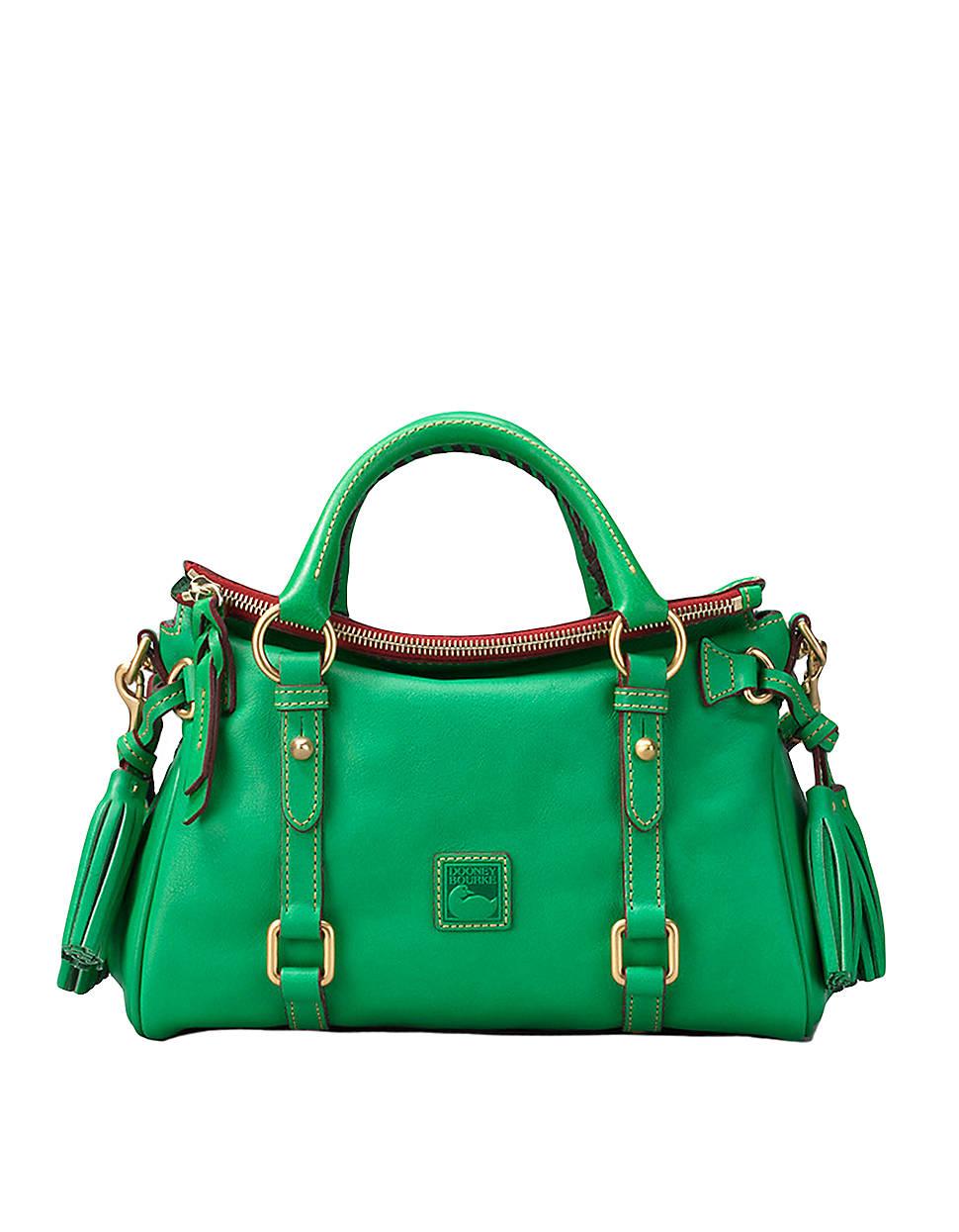 Lyst - Dooney & bourke Florentine Leather Mini Satchel Bag in Green