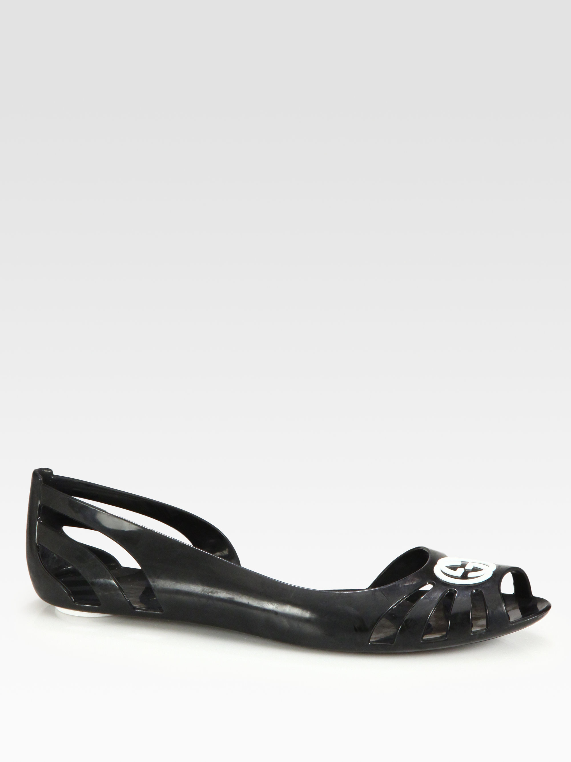 gucci jelly heel sandals