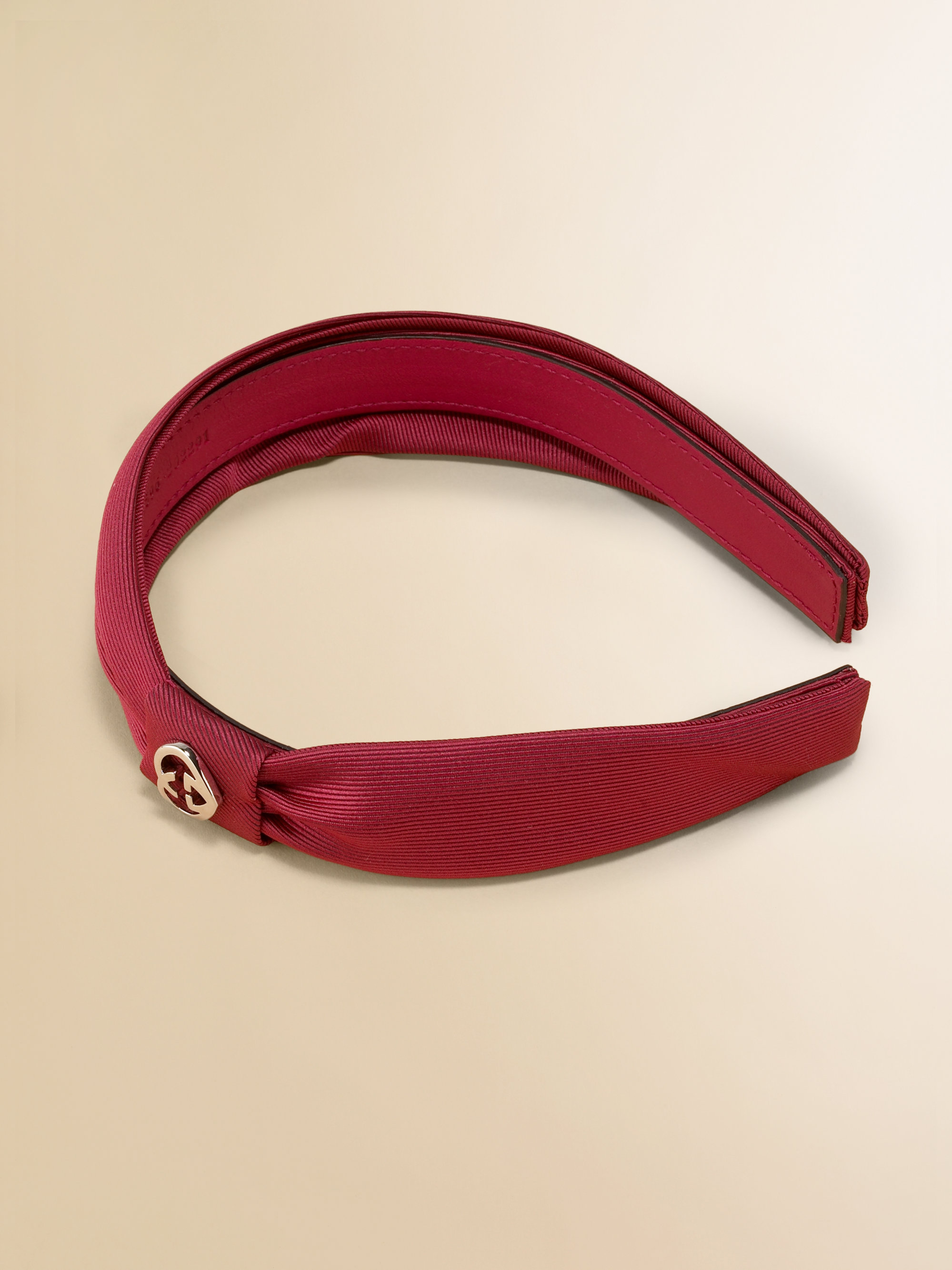 Gucci toddlers little girls ribbon headband in red magenta lyst