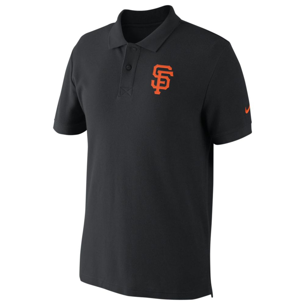 Nike San Francisco Giants Pique Polo Shirt in Blue for Men | Lyst