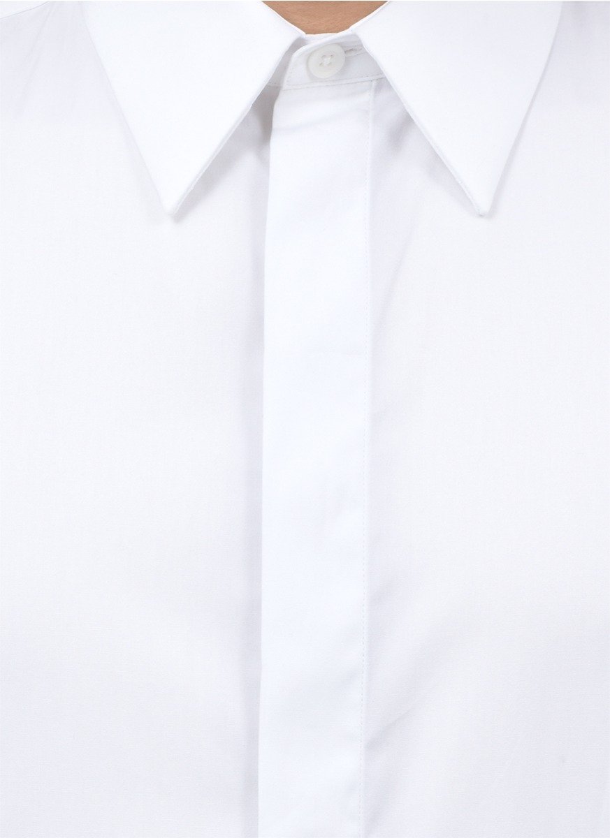 Givenchy Sleeveless Collared Shirt in White for Men - Lyst