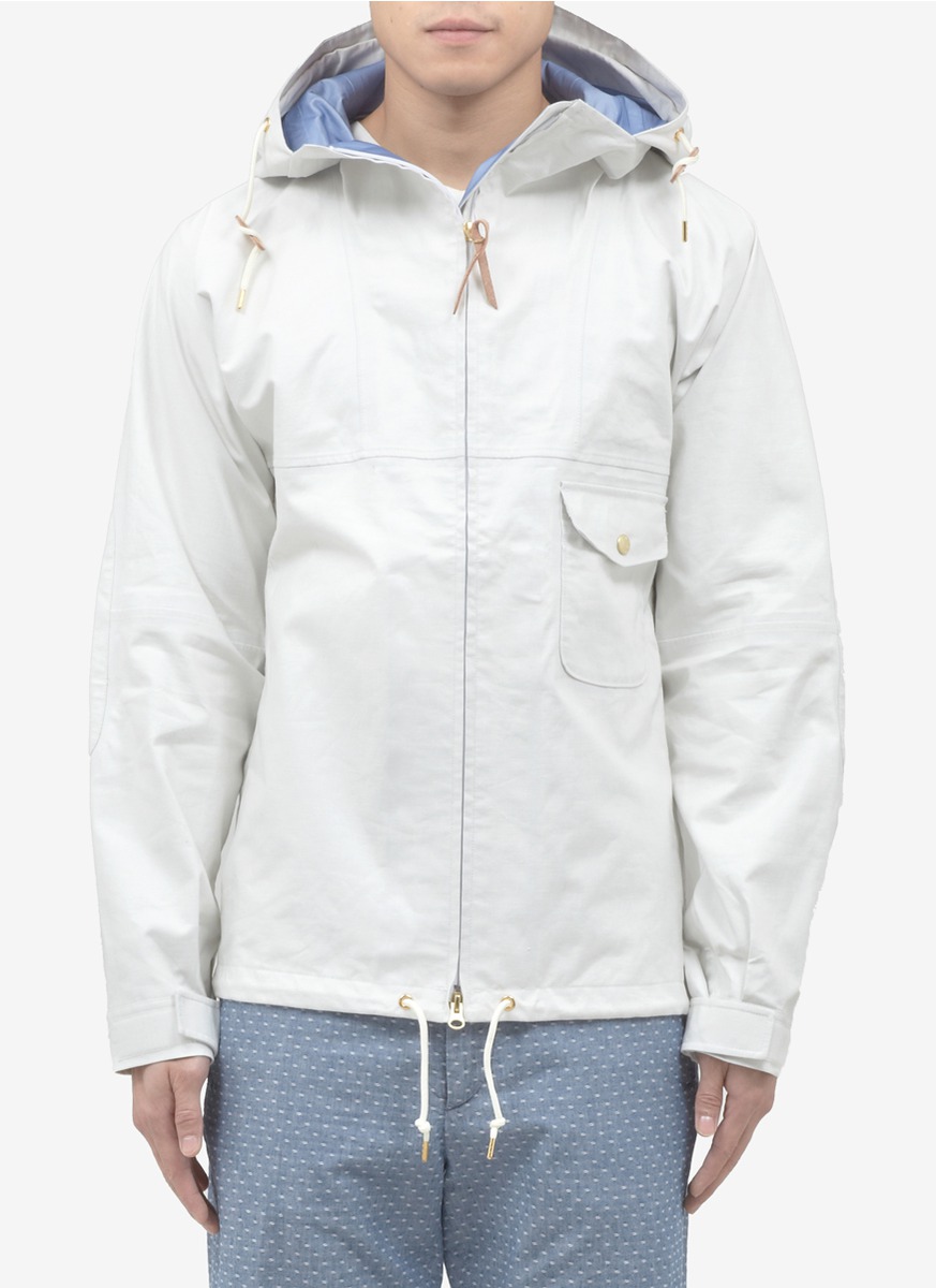 white windbreaker pants