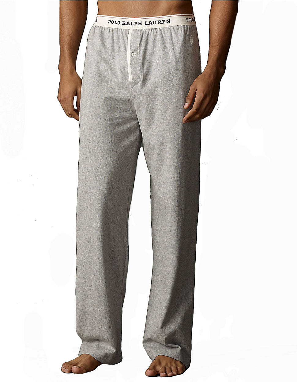 gray polo pants