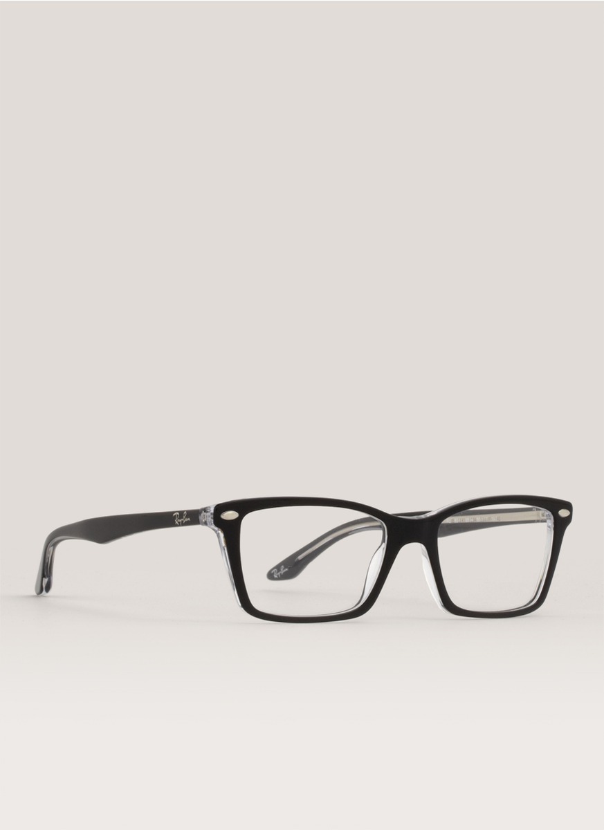 Ray-ban Plastic Square Glasses in Black | Lyst