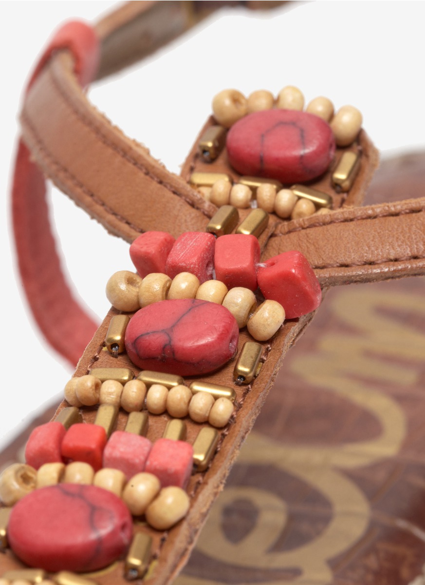 sam edelman orange sandals