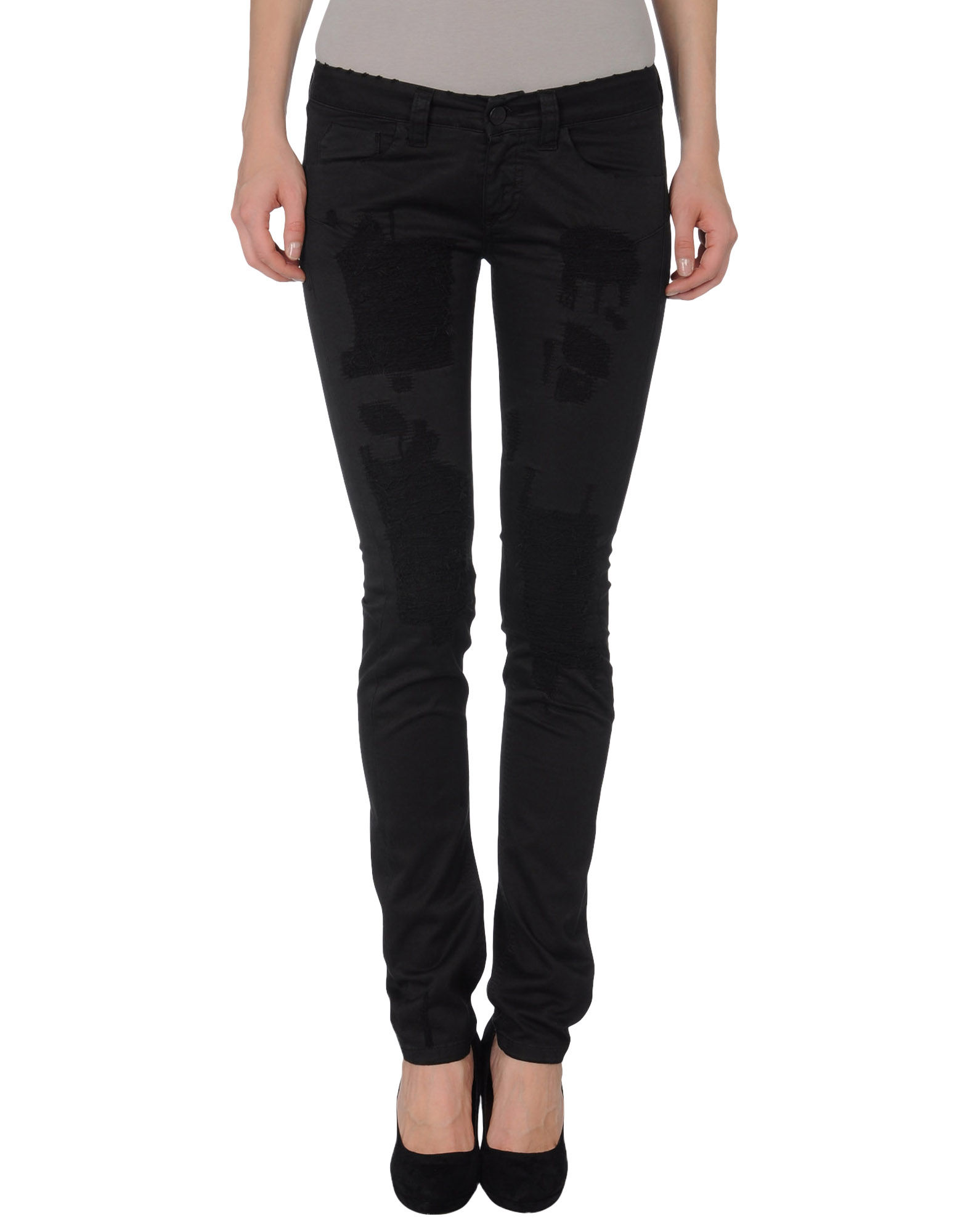 black casual trousers