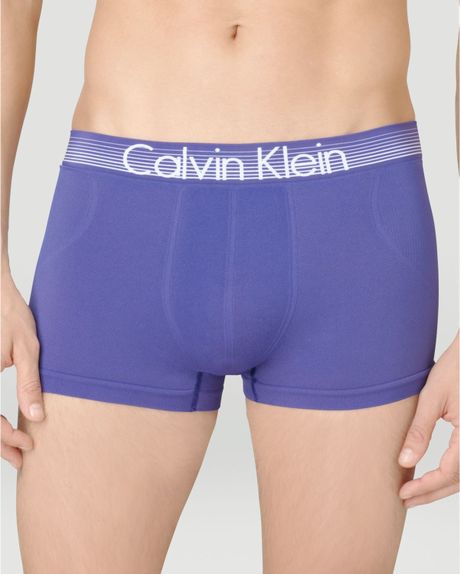 Calvin Klein Concept Micro Low Rise Trunks in Blue for Men (moon beam ...