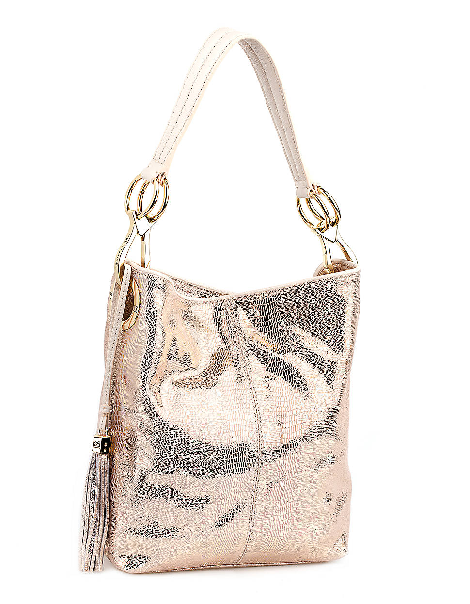 Jpk paris Amsterdam Metallic Leather Bucket Bag in Metallic | Lyst