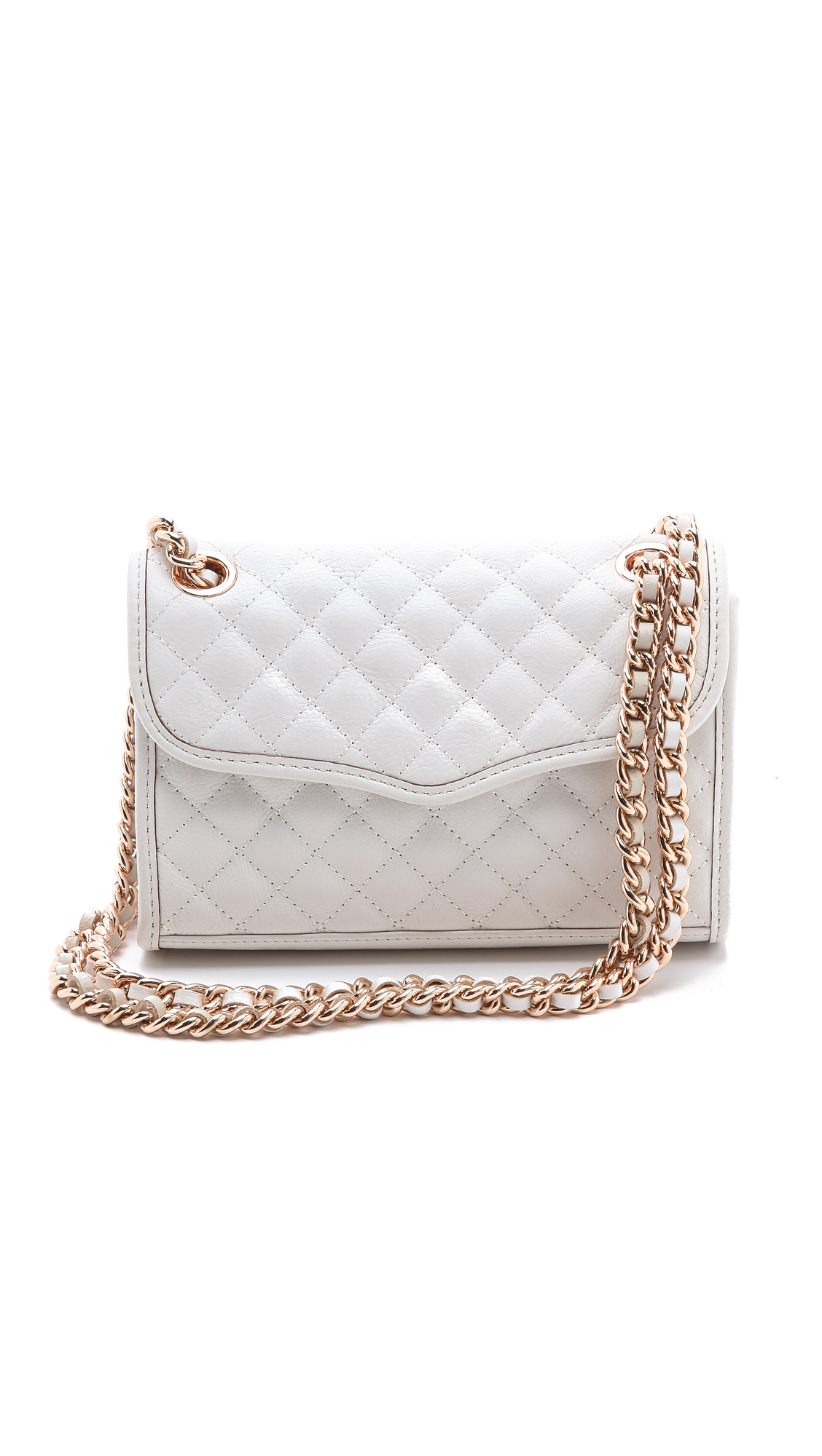 rebecca minkoff white handbag