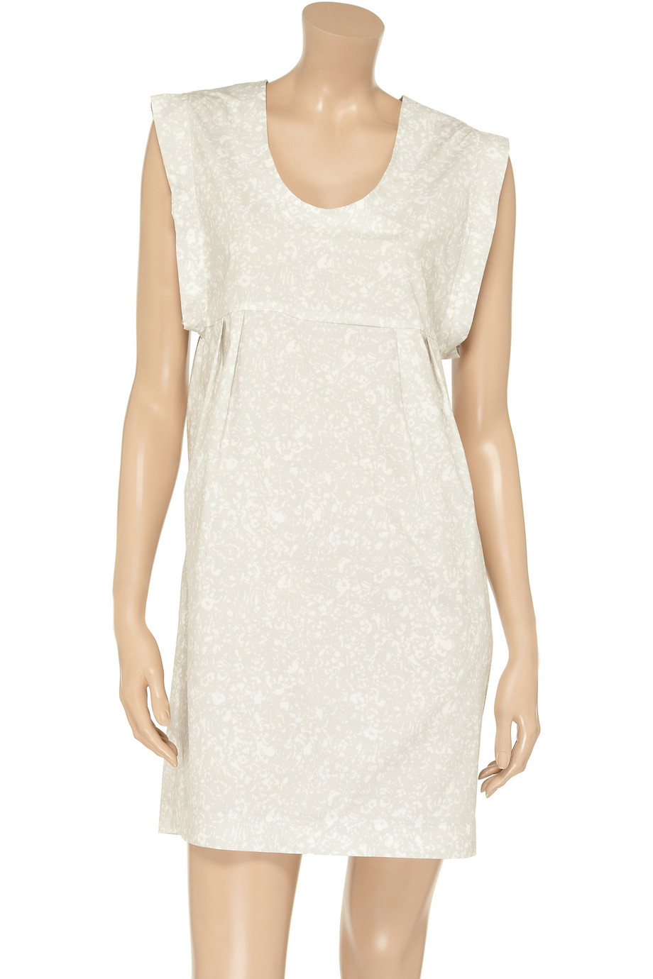 Lyst Cacharel Printed Cotton Shift Dress in White