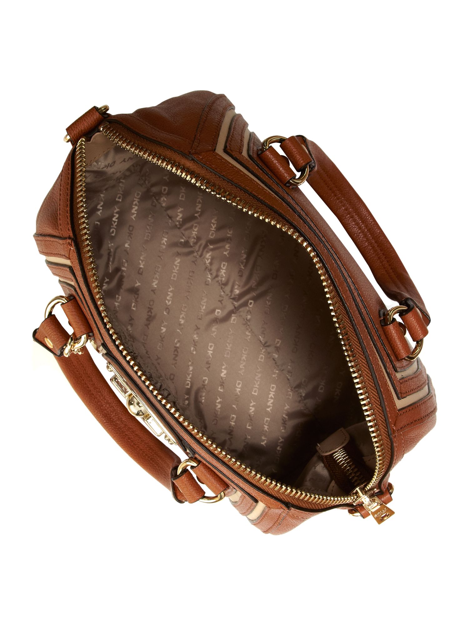 Dkny Vintage Tan Crossbody Bag in Brown | Lyst