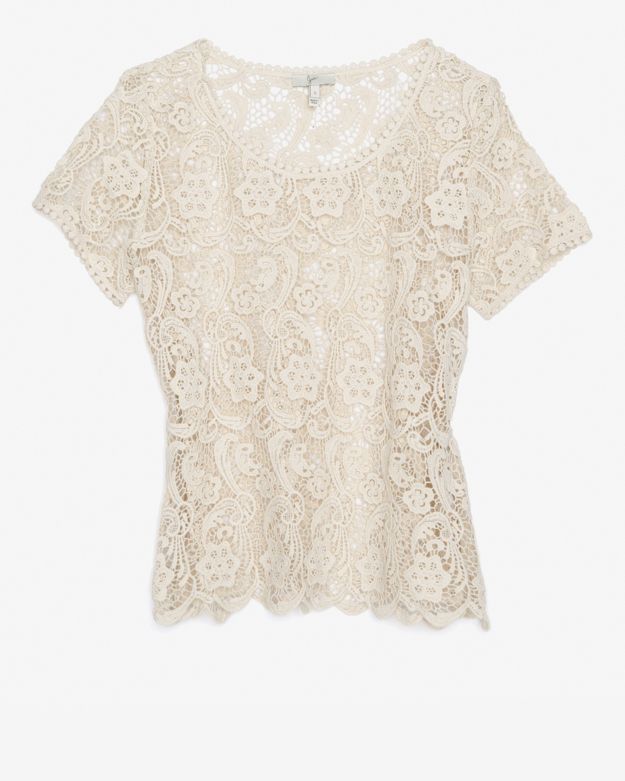 Lyst - Joie Crochet Cotton Lace Top in White