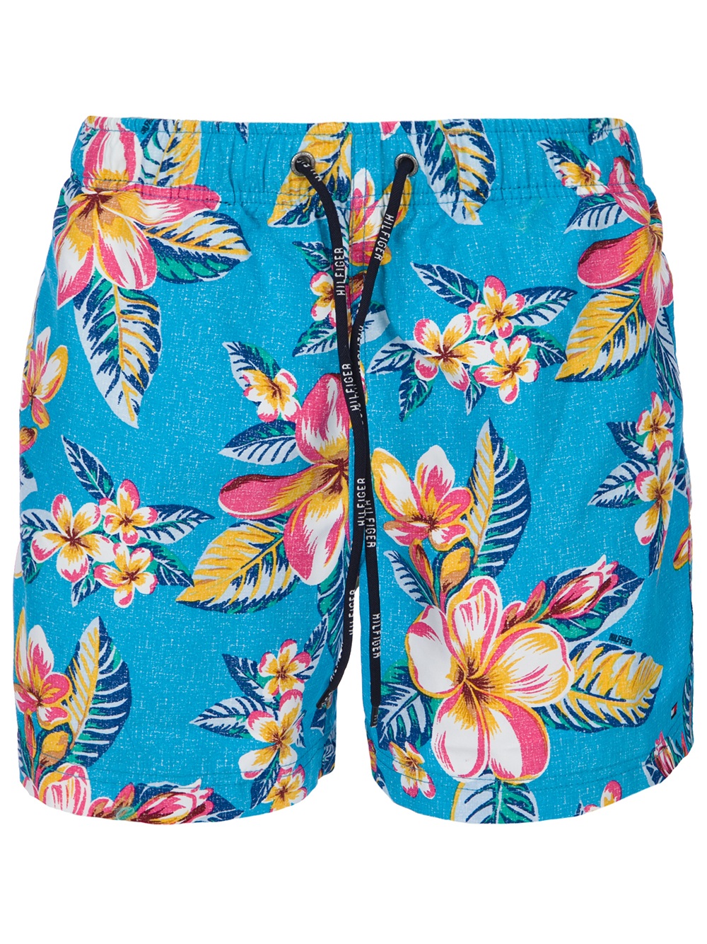Tommy Hilfiger Hawaiian Print Swimming Shorts in Blue for Men | Lyst