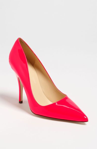 Kate Spade Licorice Too Pump in Pink (fuxia flouro patent) | Lyst
