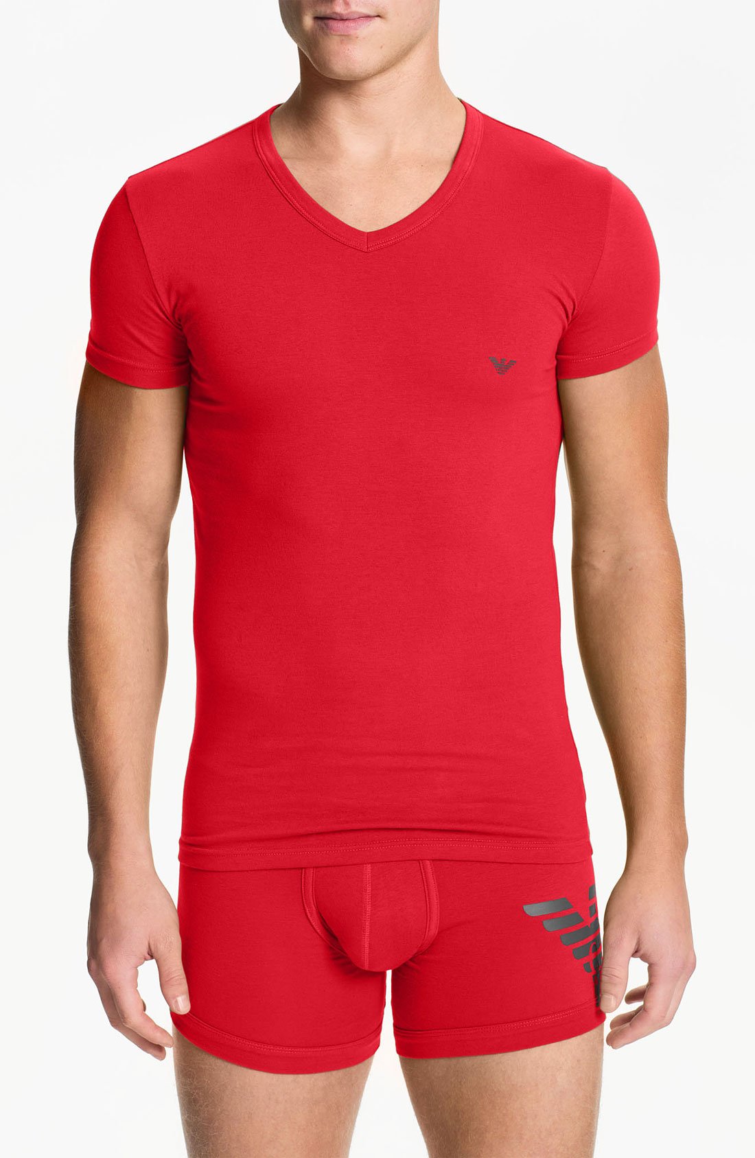 Armani Shirts Red