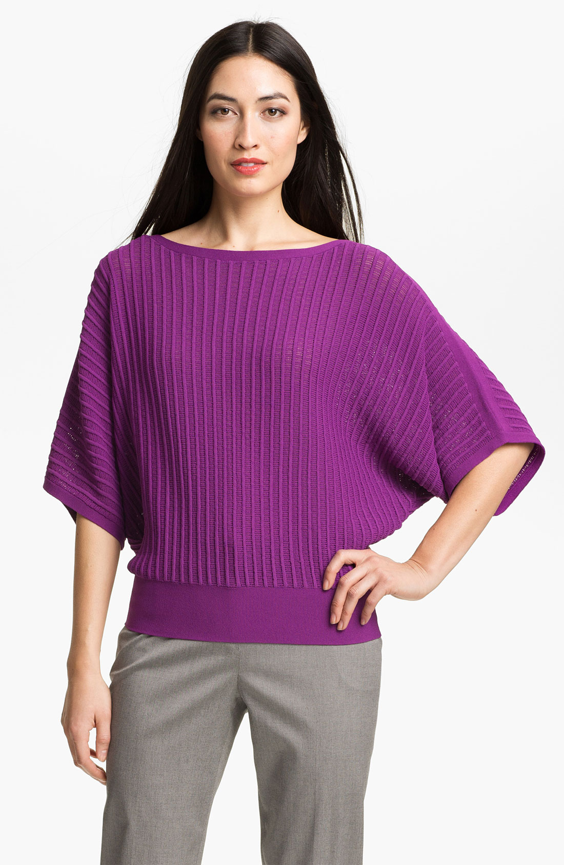Classiques Entier Karyn Kimono Sleeve Sweater in Purple (berry sparkle ...