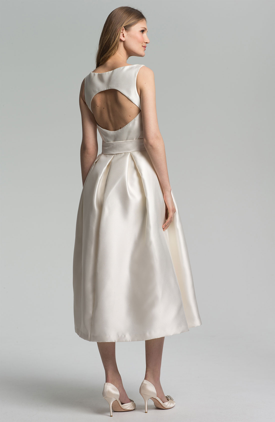 Satin Flared Dress Fashion Dresses