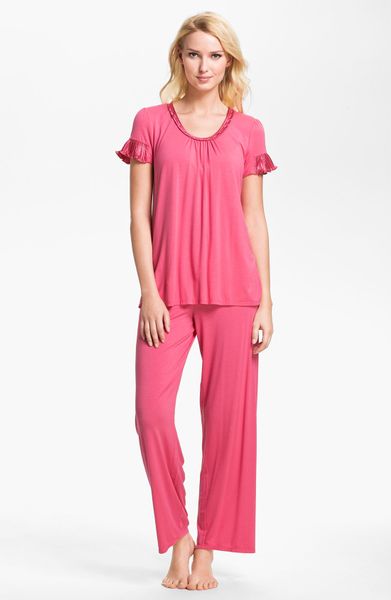 Midnight By Carole Hochman Magic Moment Pajamas in Pink (dash of pink ...