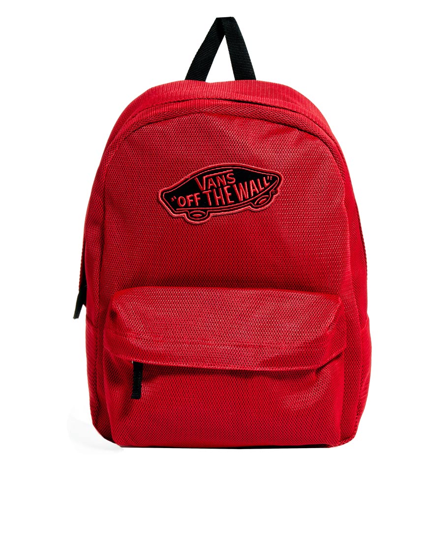 red vans backpack