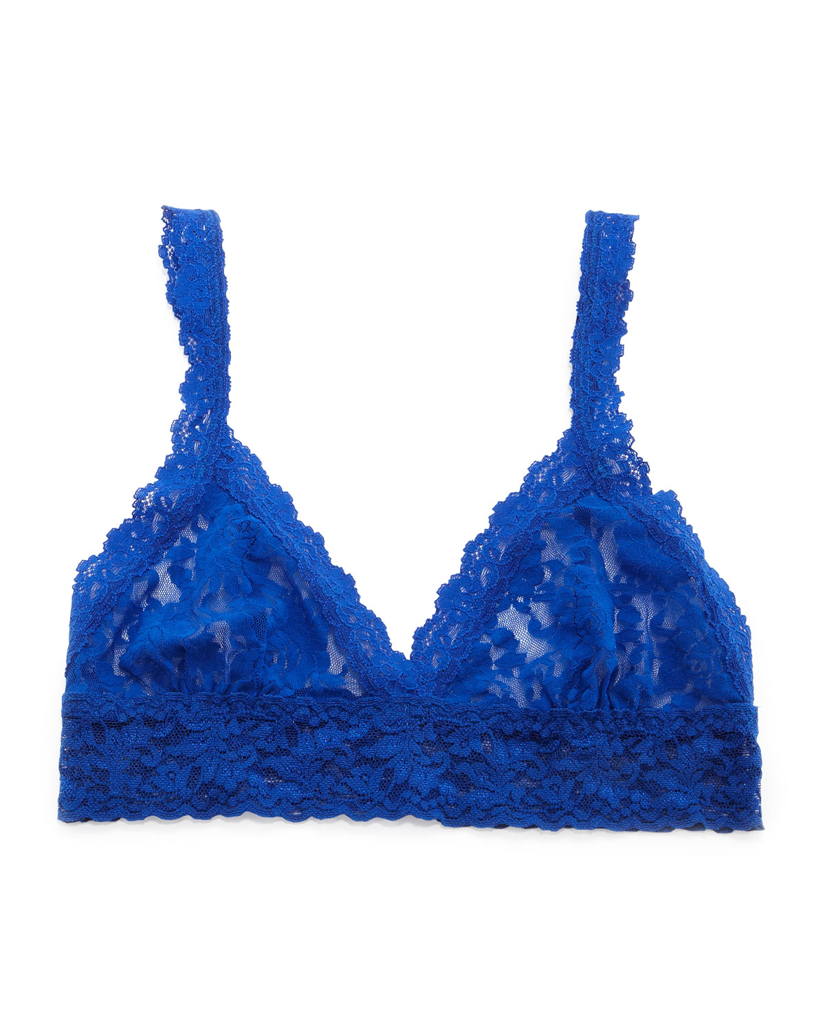 Hanky panky Signature Lace Crossover Bralette in Blue | Lyst